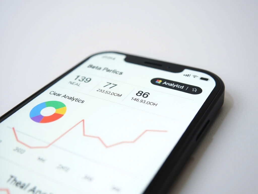 Dashboard de aplicación móvil